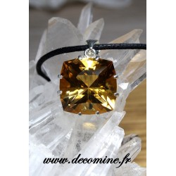 Pendentif citrine madere...