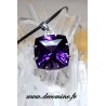pendentif amethyste de bahia coussin carre