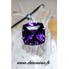 pendentif amethyste de bahia coussin carre