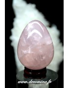 oeuf quartz rose